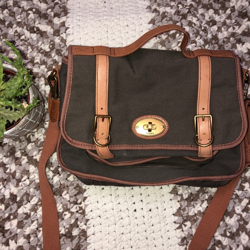 Fossils messenger bag